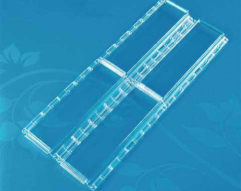 Polycarbonate transpatent slats